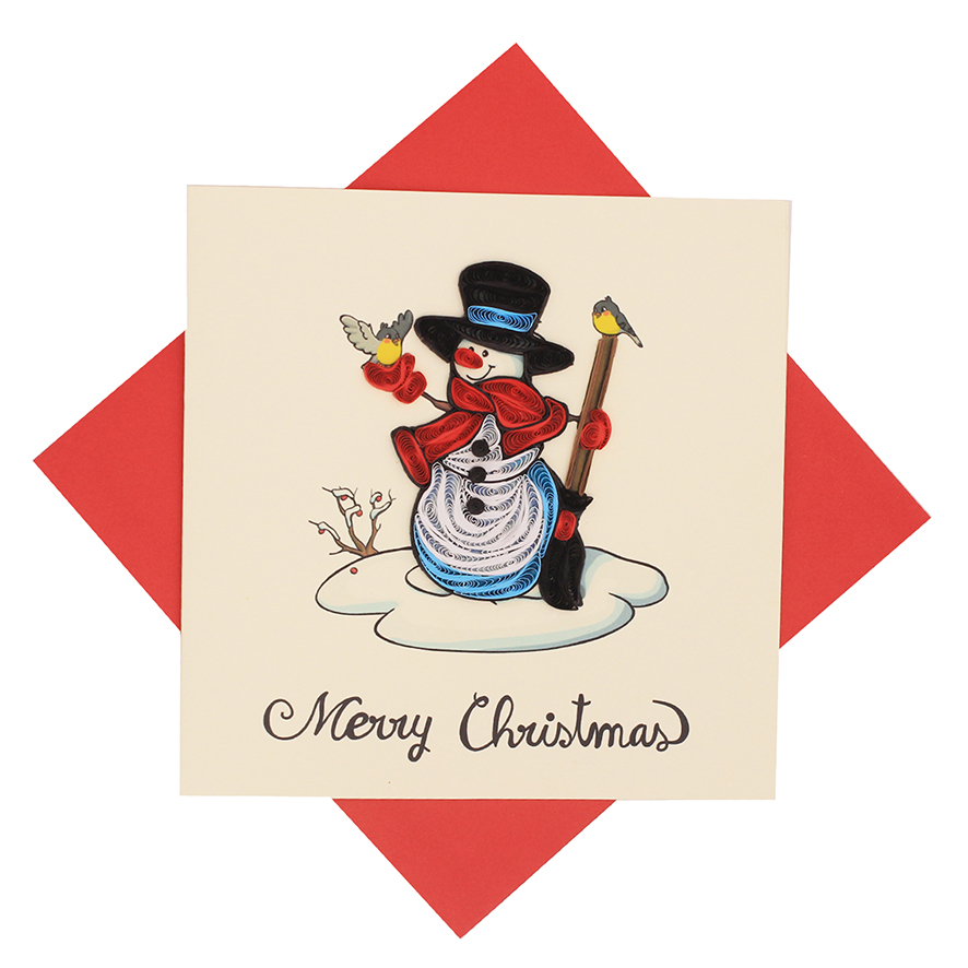 Quilling Christmas Card 01